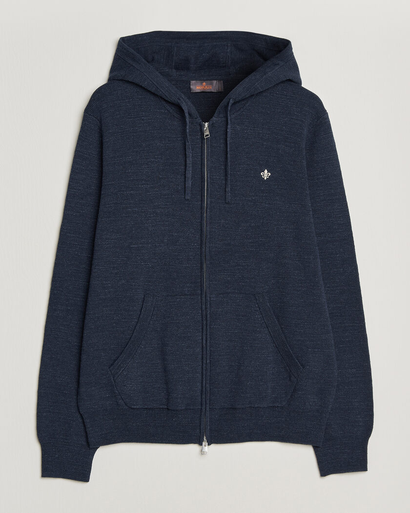Morris Randall Full-Zip Hoodie Navy – Blu