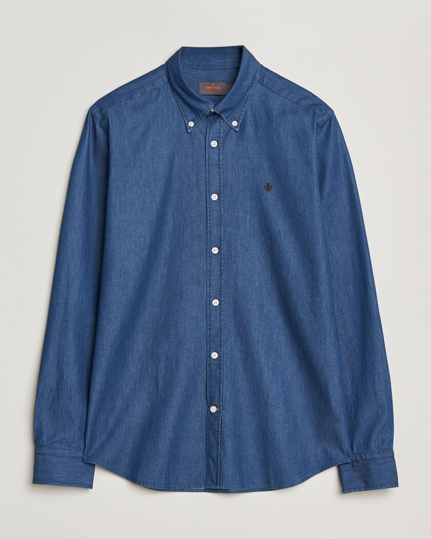 Morris Light Denim Shirt Blue – Blu