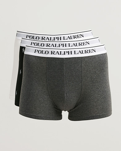 Polo Ralph Lauren 3-Pack Trunk White/Grey/Black – Multicolore