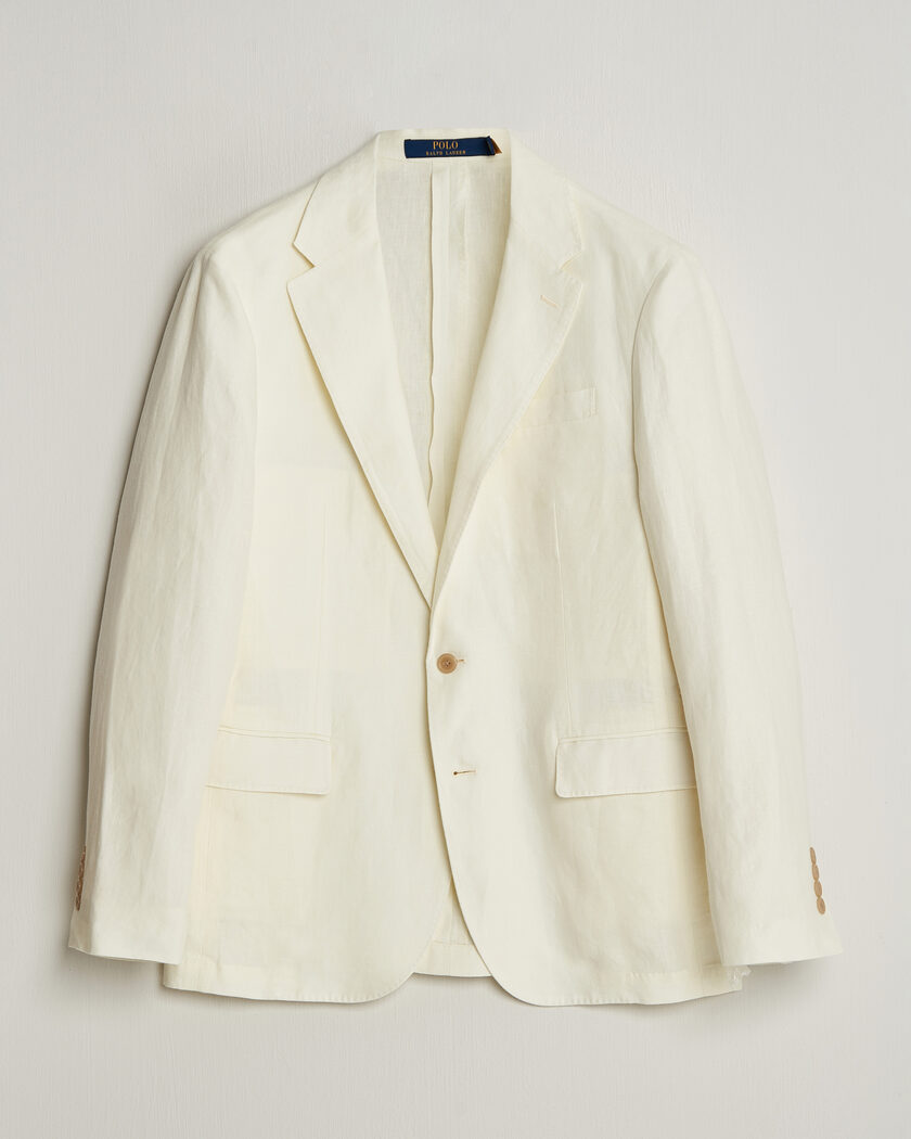 Polo Ralph Lauren Linen Sportcoat Cream – Bianco