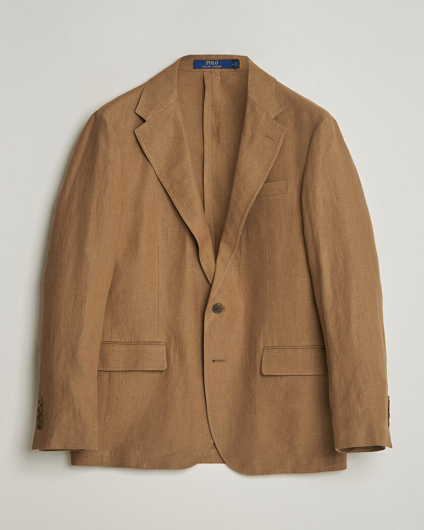 Polo Ralph Lauren Linen Sportcoat Light Sable – Marrone