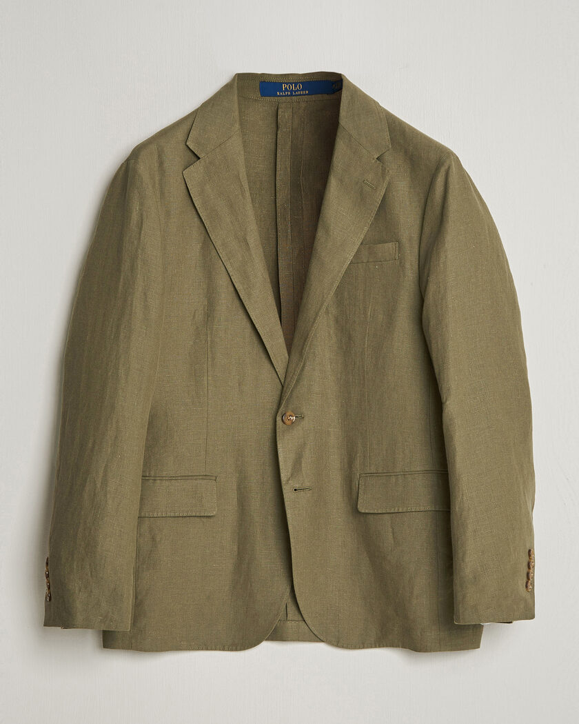Polo Ralph Lauren Linen Sportcoat Basic Olive – Verde