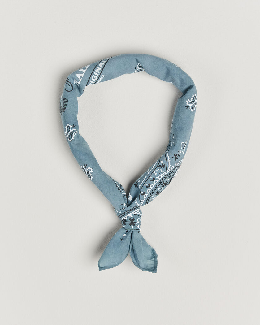 Polo Ralph Lauren Cotton Printed Bandana Vessle Blue – Blu