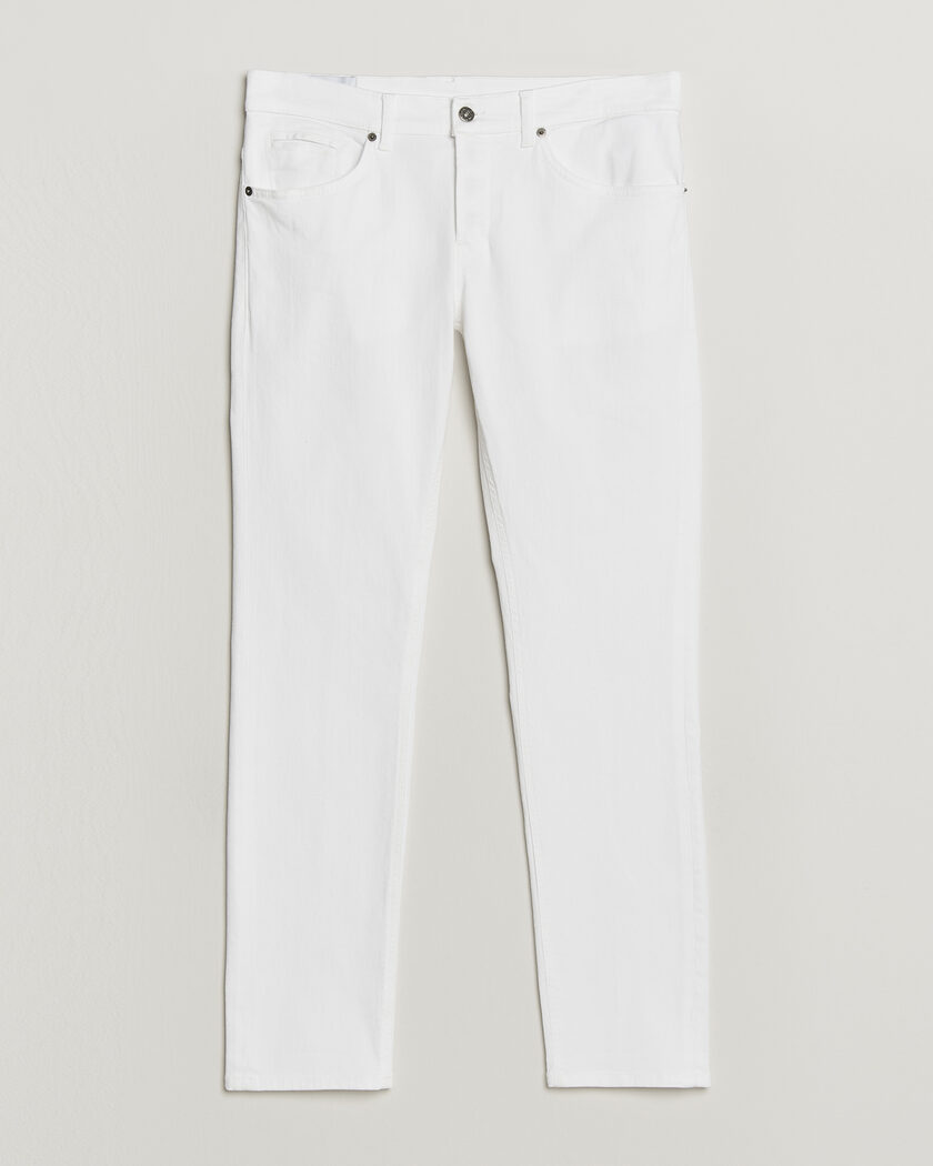 Dondup George Bullstretch 5-Pocket Pants White – Bianco