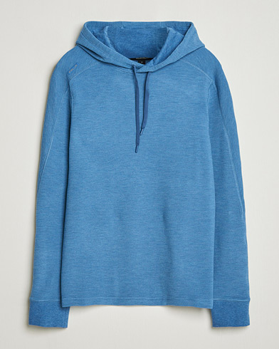 RLX Ralph Lauren Tech Waffle Hoodie Fog Blue Heather – Blu