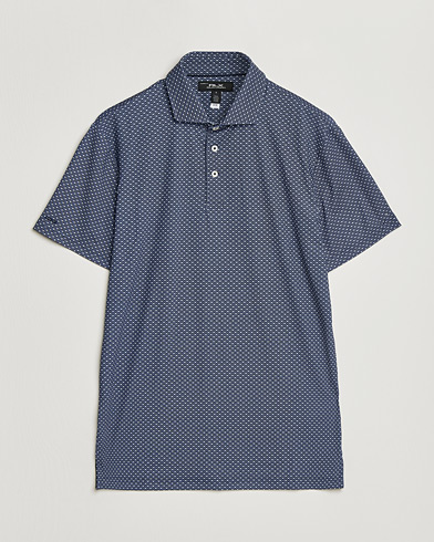 RLX Ralph Lauren Airflow Polo Printed Navy Magnolia Diamond – Blu