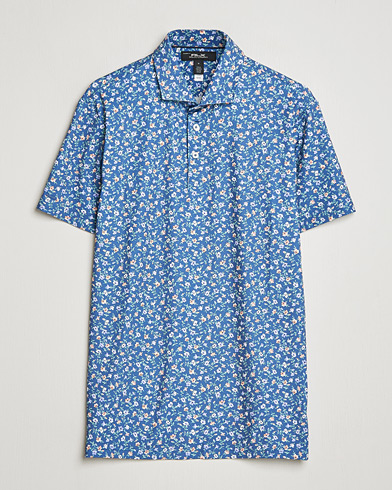 RLX Ralph Lauren Airflow Polo Printed Old Royal Mini Floral – Blu