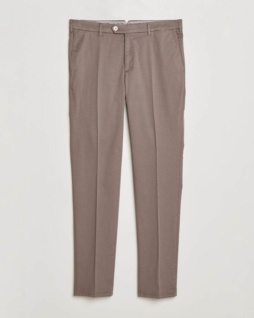 Brunello Cucinelli Slim Fit Chinos Brown – Marrone