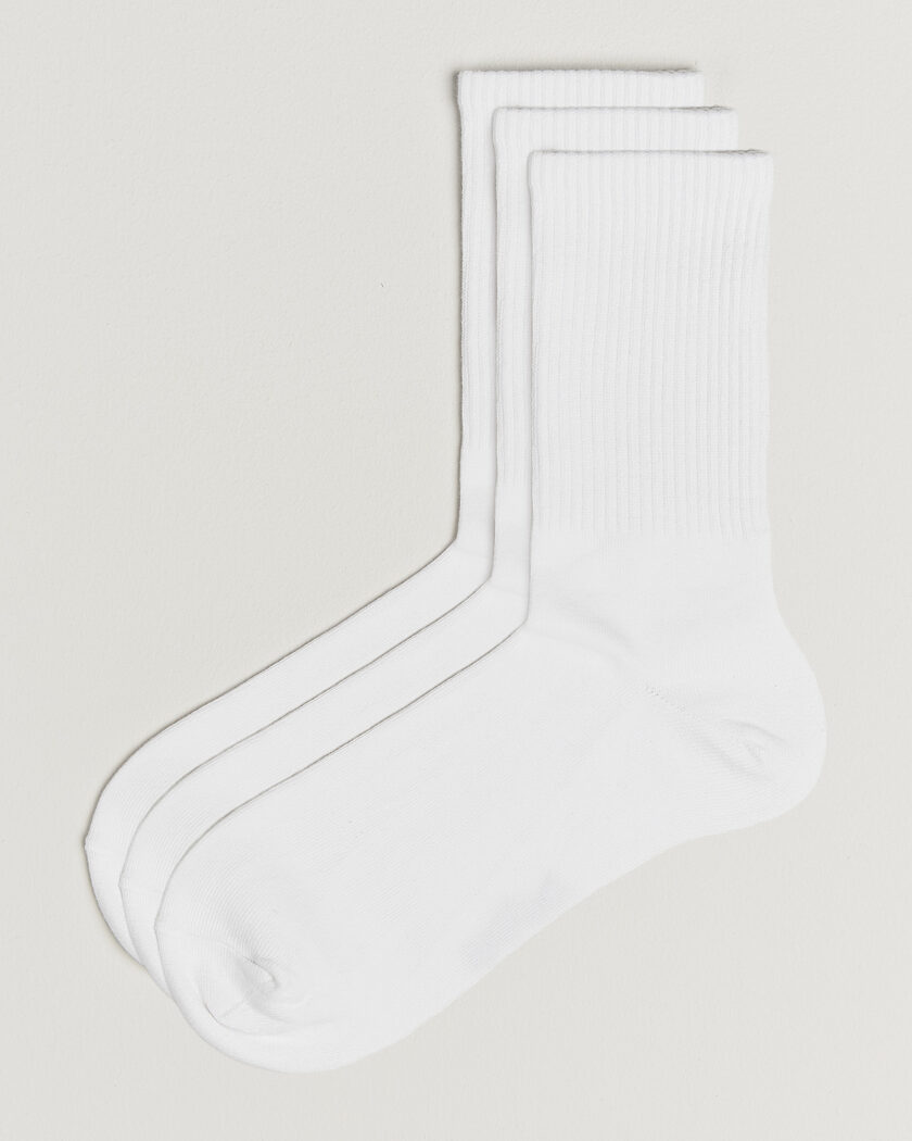 Bread & Boxers 3-Pack Sport Sock White – Bianco