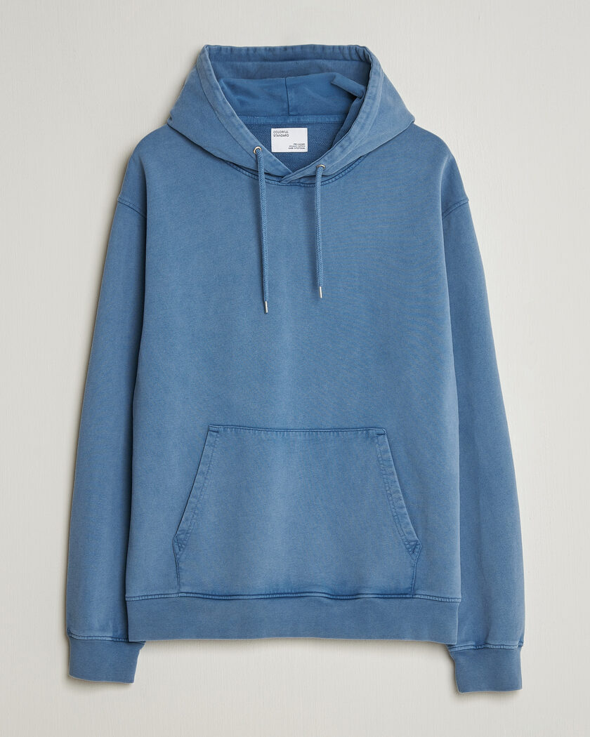 Colorful Standard Classic Organic Hood Faded Indigo – Blu