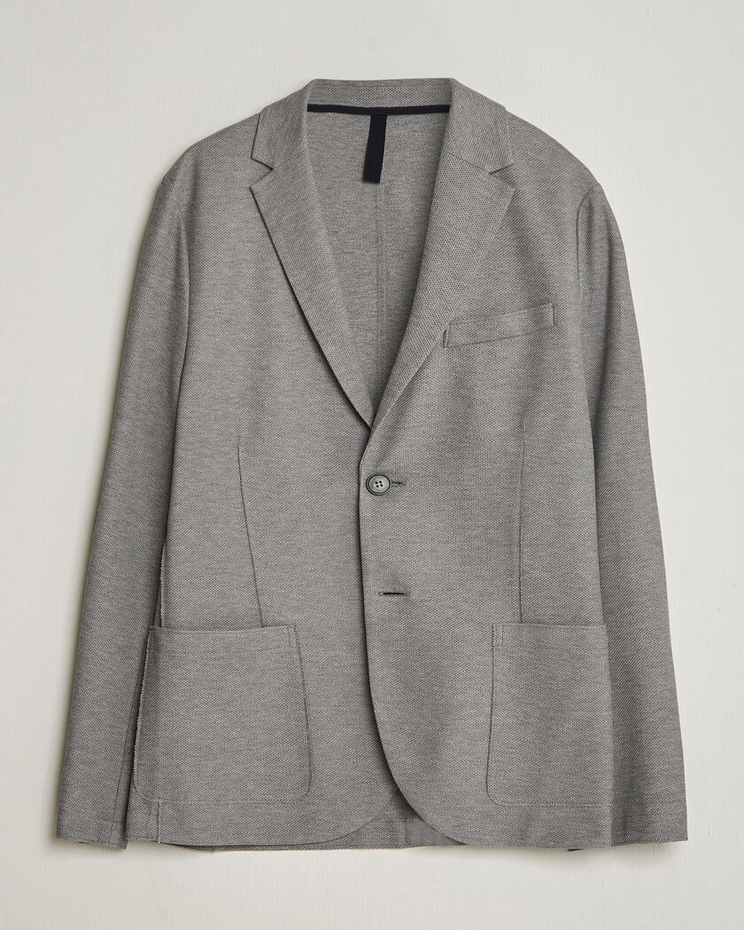 Harris Wharf London Loro Piana Honey Comb Blazer Light Grey – Grigio