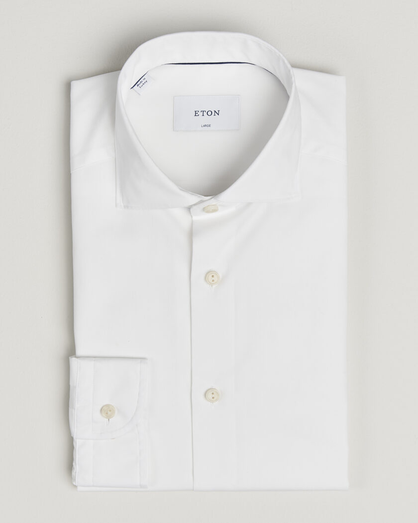 Eton Casual Fit Breeze Poplin Shirt White – Bianco