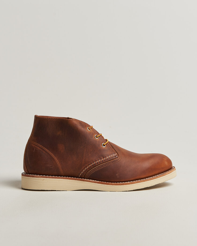 Red Wing Shoes Work Chukka Copper Rough/Though Leather – Marrone