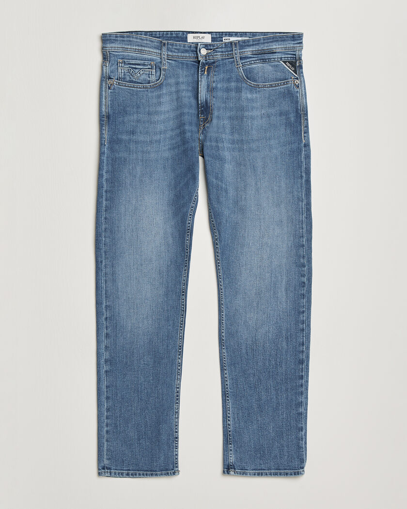 Replay Rocco Comfort Fit Powerstretch Jeans Light Blue – Blu