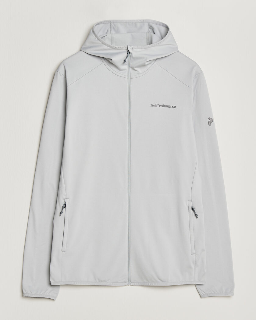 Peak Performance Light Hooded Full Zip Summit Smoke – Grigio
