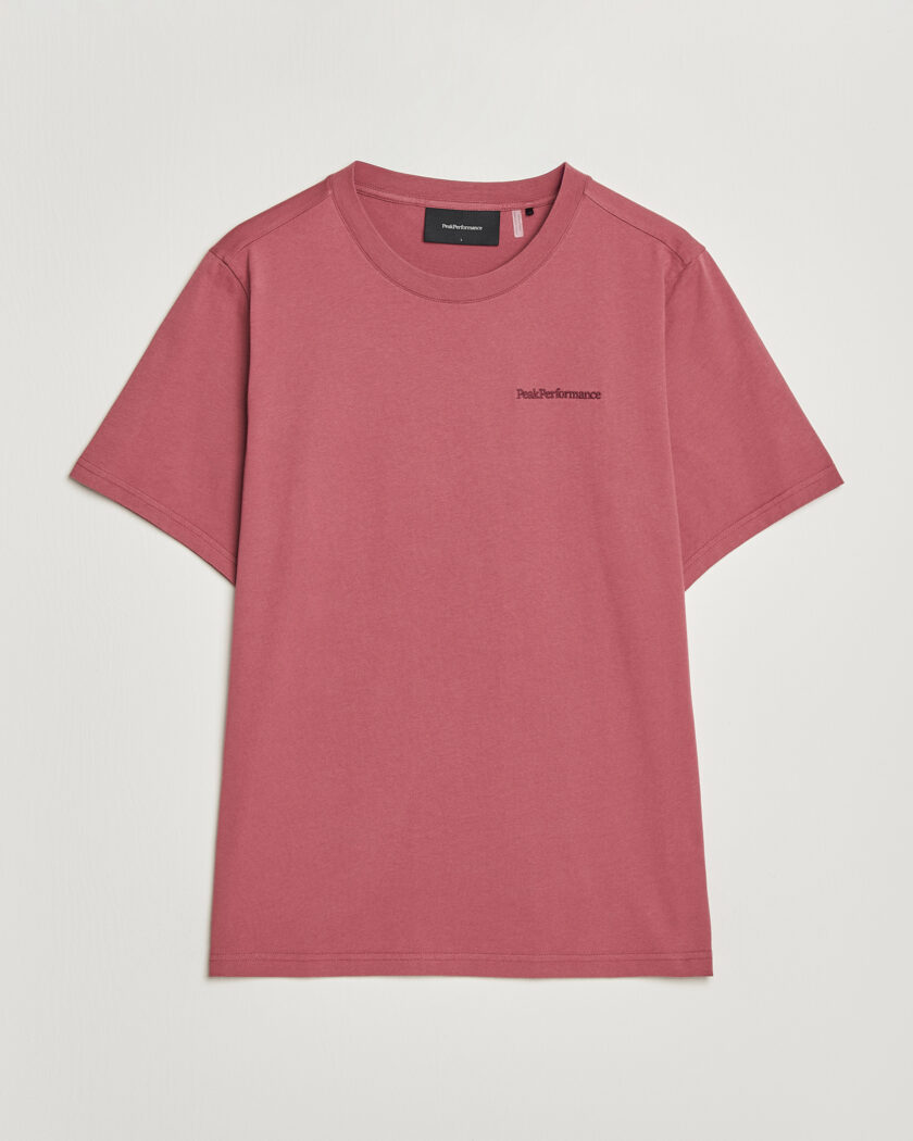 Peak Performance Original Crew Neck T-Shirt Wild Rouge – Rosso