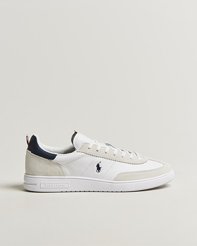 Polo Ralph Lauren Bedford Leather/Suede Sneakers Multi – Bianco