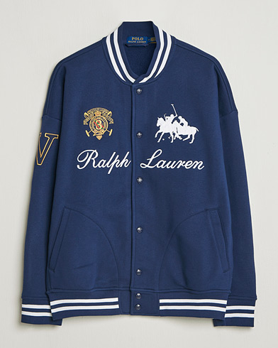 Polo Ralph Lauren Magic Fleece Bomber Jacket Newport Navy – Blu