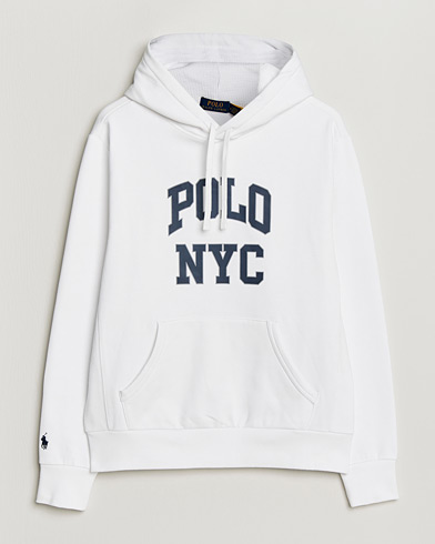 Polo Ralph Lauren Athletic Fleece Hoodie White – Bianco