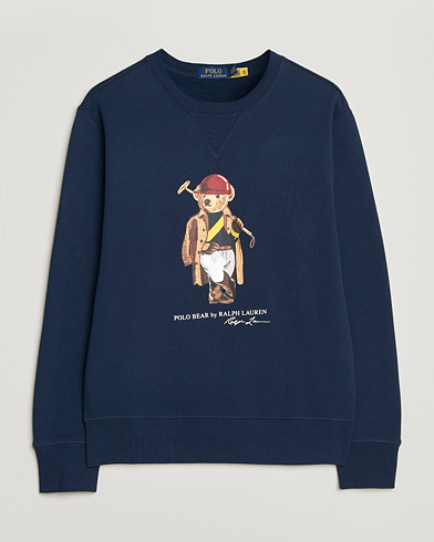 Polo Ralph Lauren Fleece Bear Sweatshirt Newport Navy – Blu