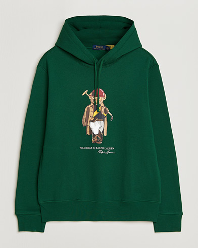 Polo Ralph Lauren Fleece Bear Hoodie New Forest – Verde