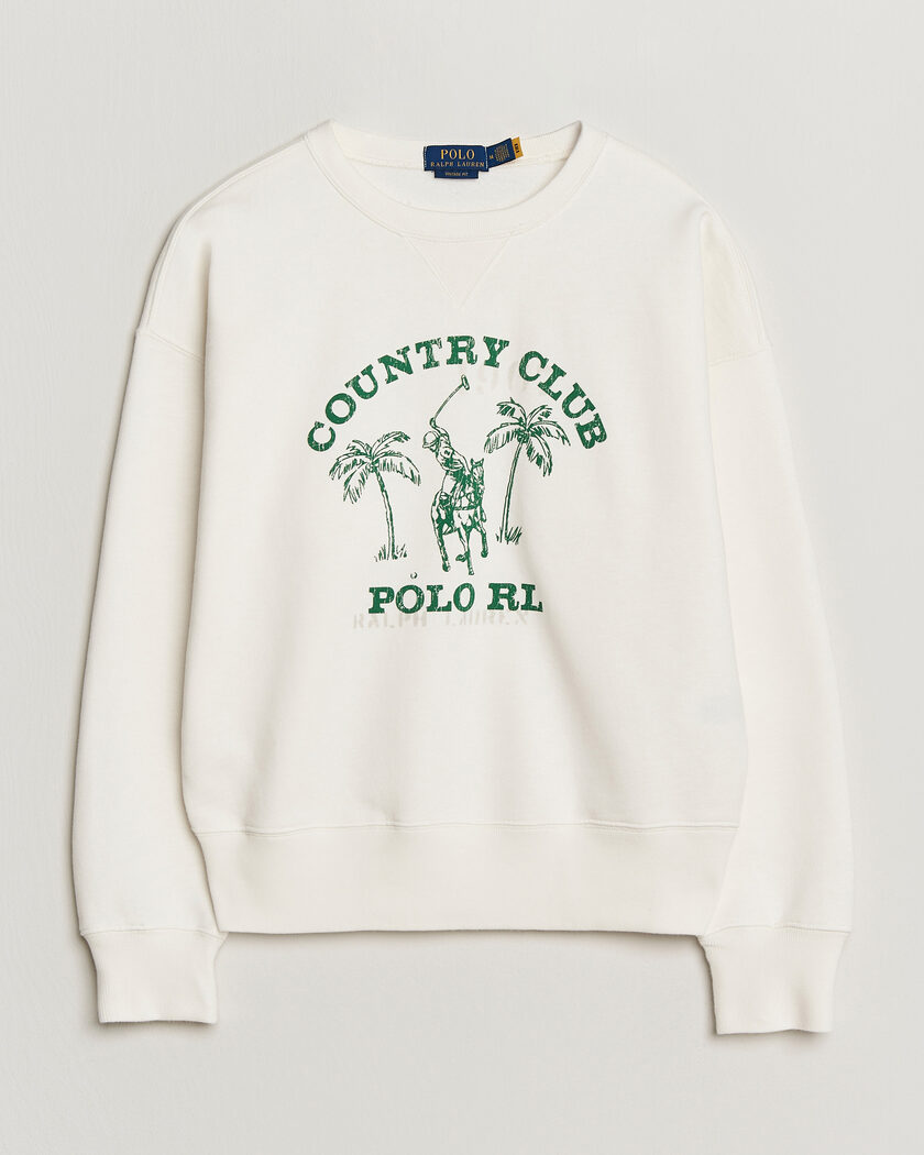 Polo Ralph Lauren Vintage Fleece Sweatshirt Nevis – Bianco