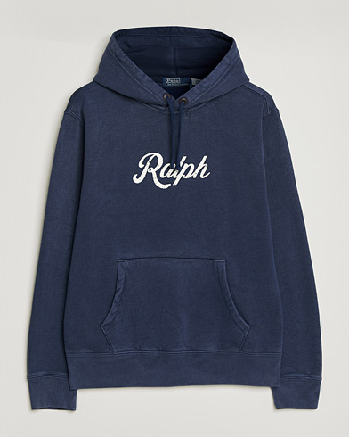 Polo Ralph Lauren Vintage Fleece Logo Hoodie Dark Cobalt – Blu