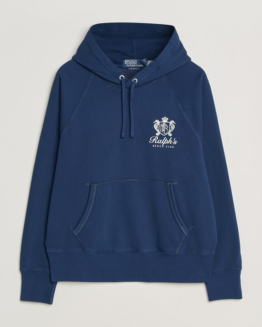 Polo Ralph Lauren Fleece Hoodie Dark Cobalt – Blu