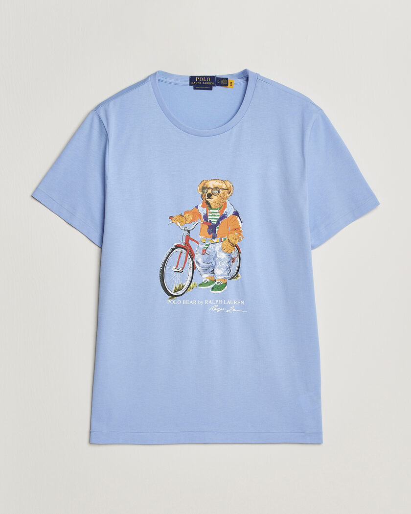 Polo Ralph Lauren Jersey Bear T-Shirt Austin Blue – Blu