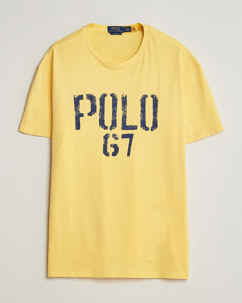 Polo Ralph Lauren Jersey Logo T-Shirt Resort Gold – Giallo