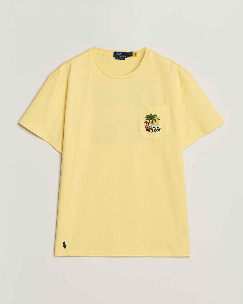 Polo Ralph Lauren Jersey Printed T-Shirt Resort Gold – Giallo