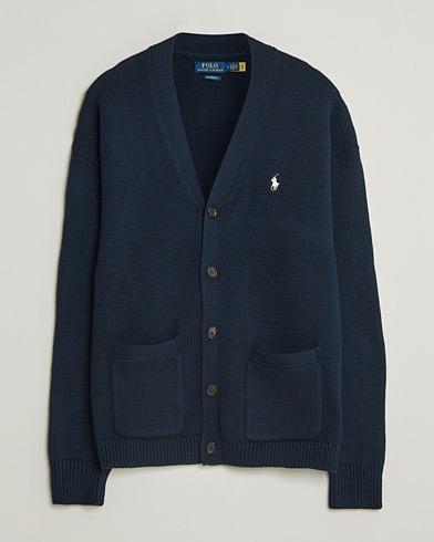 Polo Ralph Lauren Cotton Cardigan Hunter Navy – Blu