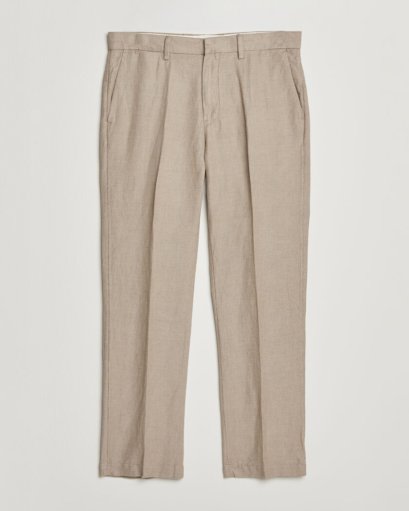 Polo Ralph Lauren Cotton Linen Pants Madison Tan Stone Grey – Grigio