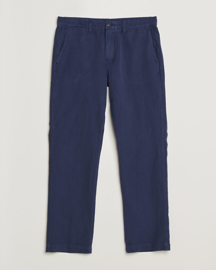 Polo Ralph Lauren Linen Cotton Pants New Classic Navy – Blu