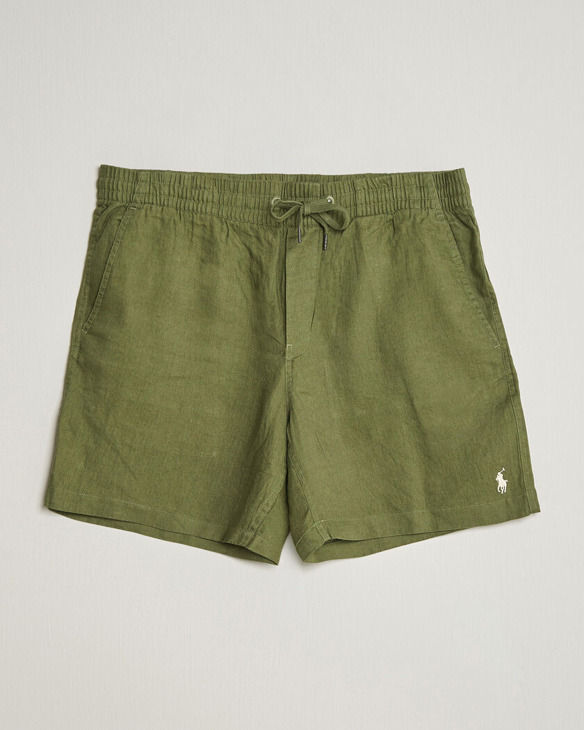 Polo Ralph Lauren Dyed Linen Shorts Garden Trail – Verde