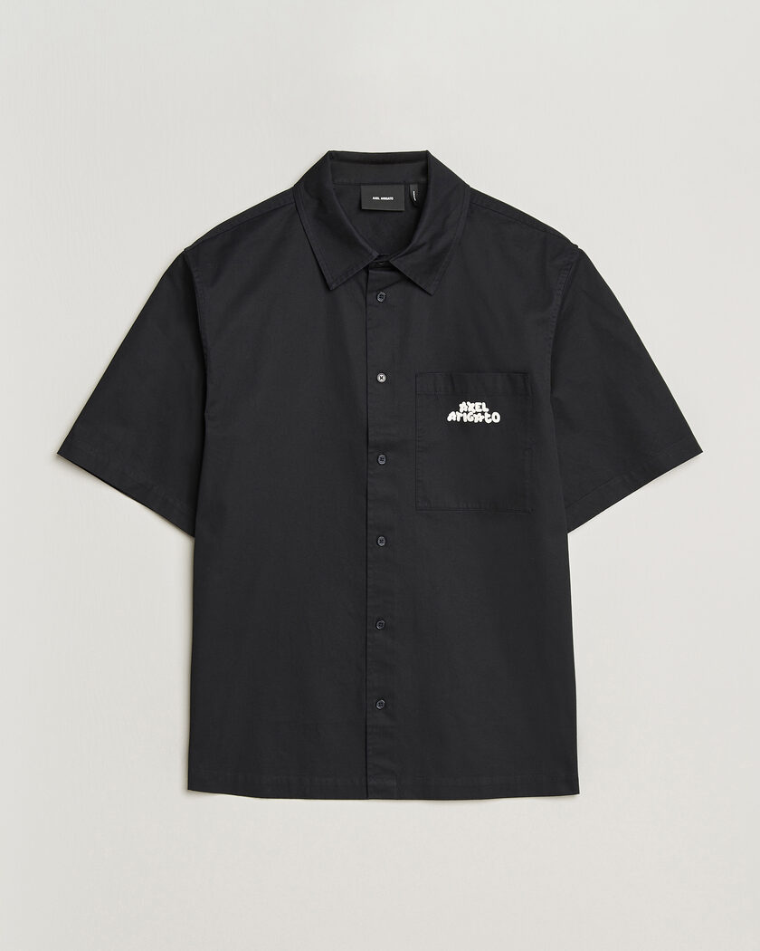 Axel Arigato Drew Short Sleeve Shirt Black – Nero