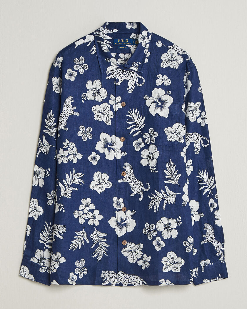 Polo Ralph Lauren Jaguar Camp Shirt Tropical – Blu