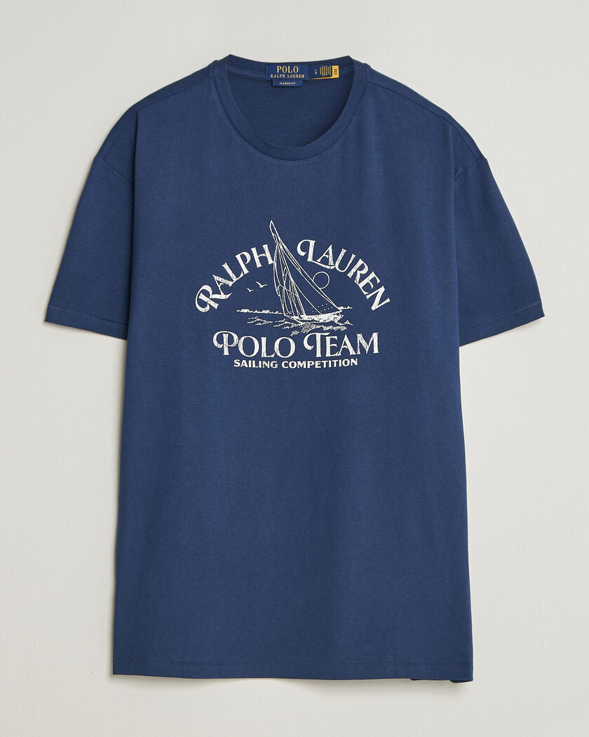 Polo Ralph Lauren Ralph's Beach Club Printed Tee Dark Cobalt – Blu