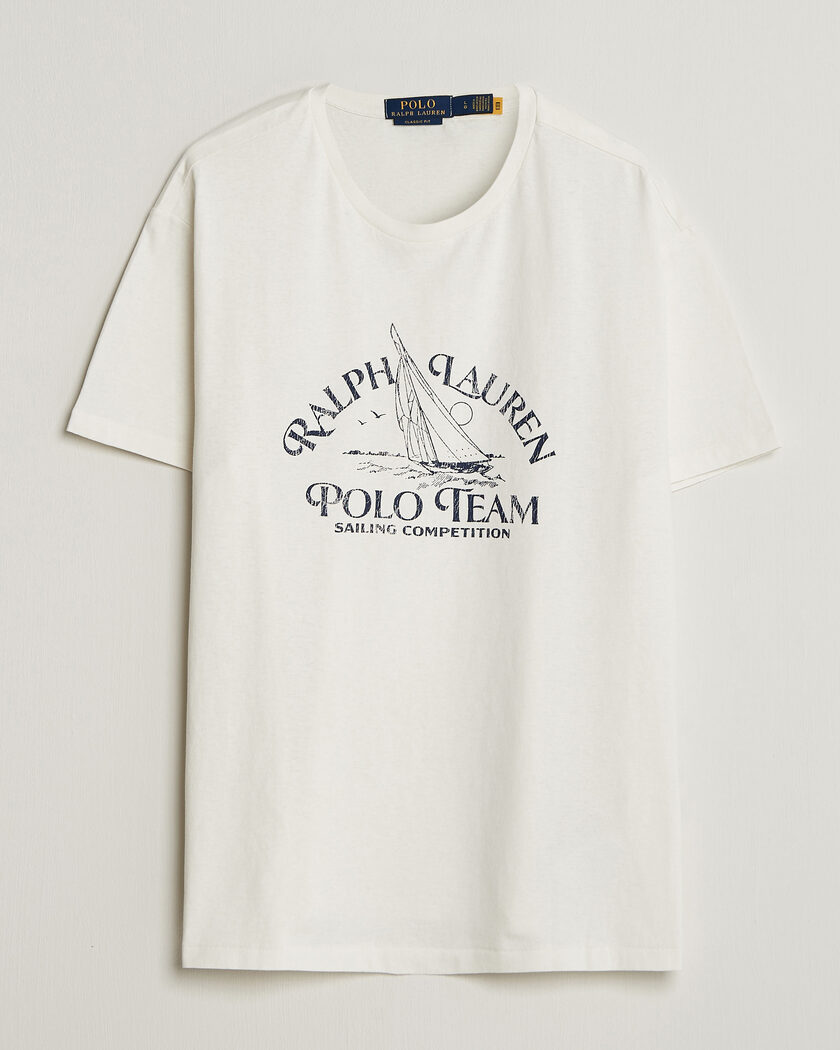 Polo Ralph Lauren Ralph's Beach Club Printed Tee Deckwash White – Bianco