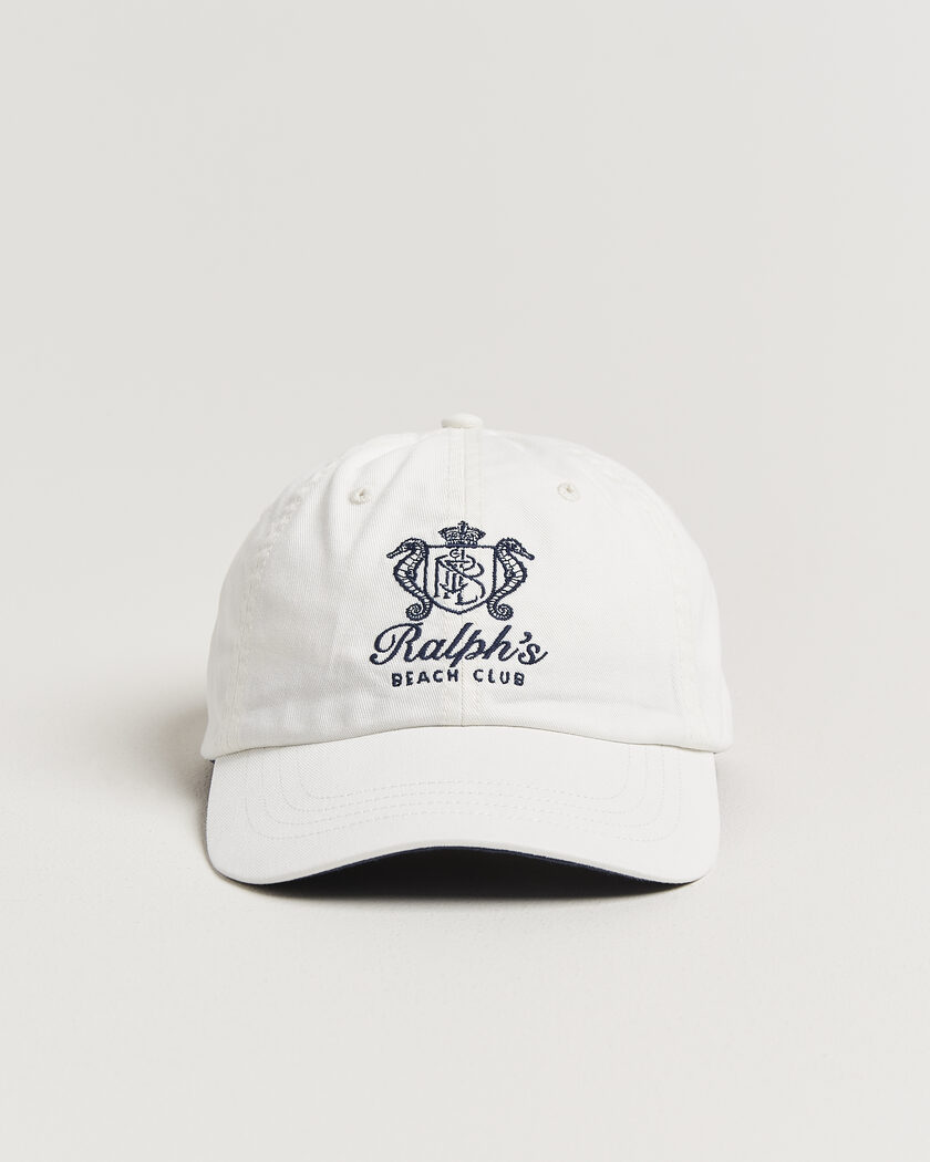 Polo Ralph Lauren Ralph's Beach Club Cap Clubhouse Cream – Bianco