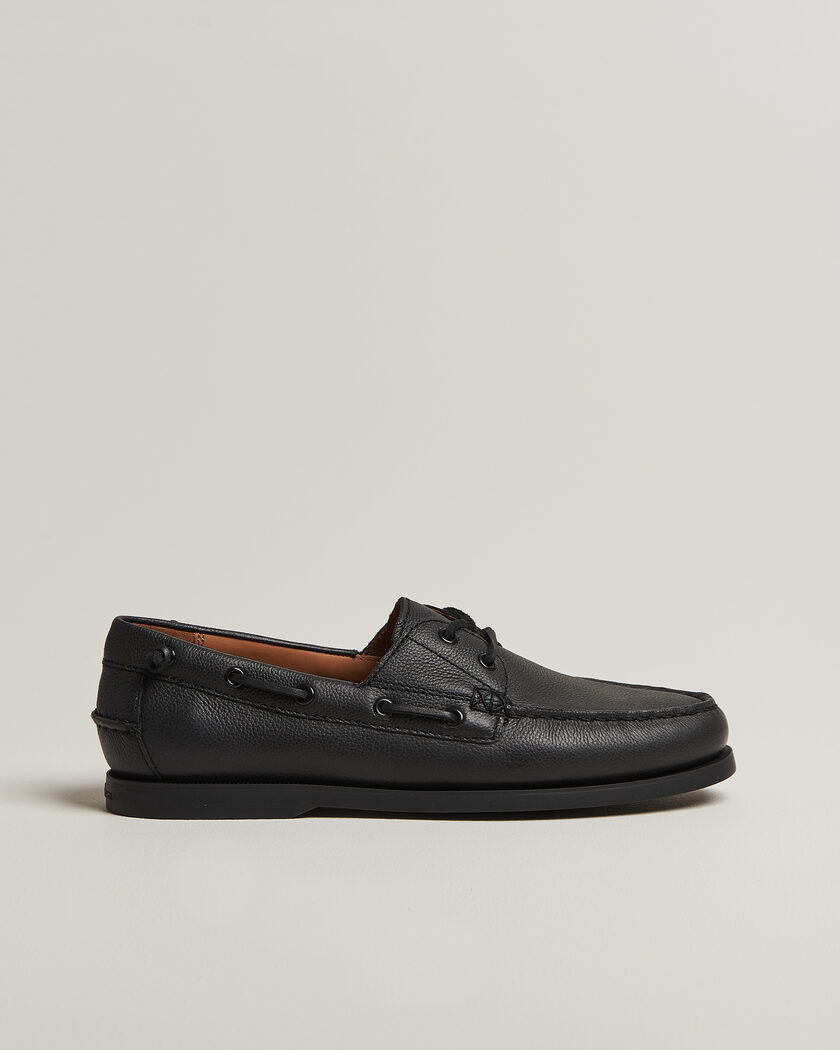 Polo Ralph Lauren Merton Boatshoe Triple Black – Nero