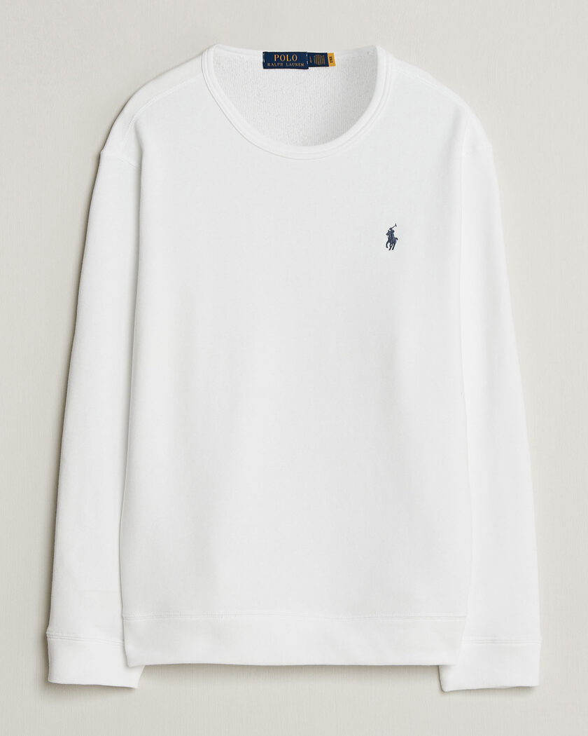 Polo Ralph Lauren Island Terry Sweatshirt White – Bianco