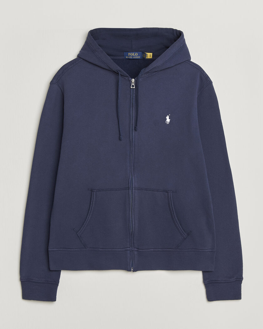 Polo Ralph Lauren Island Terry Full Zip Hoodie Newport Navy – Blu