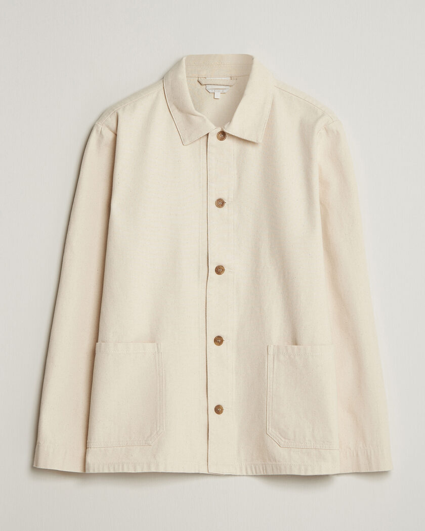 A.P.C. Kerlouan Denim Overshirt Ecru – Beige