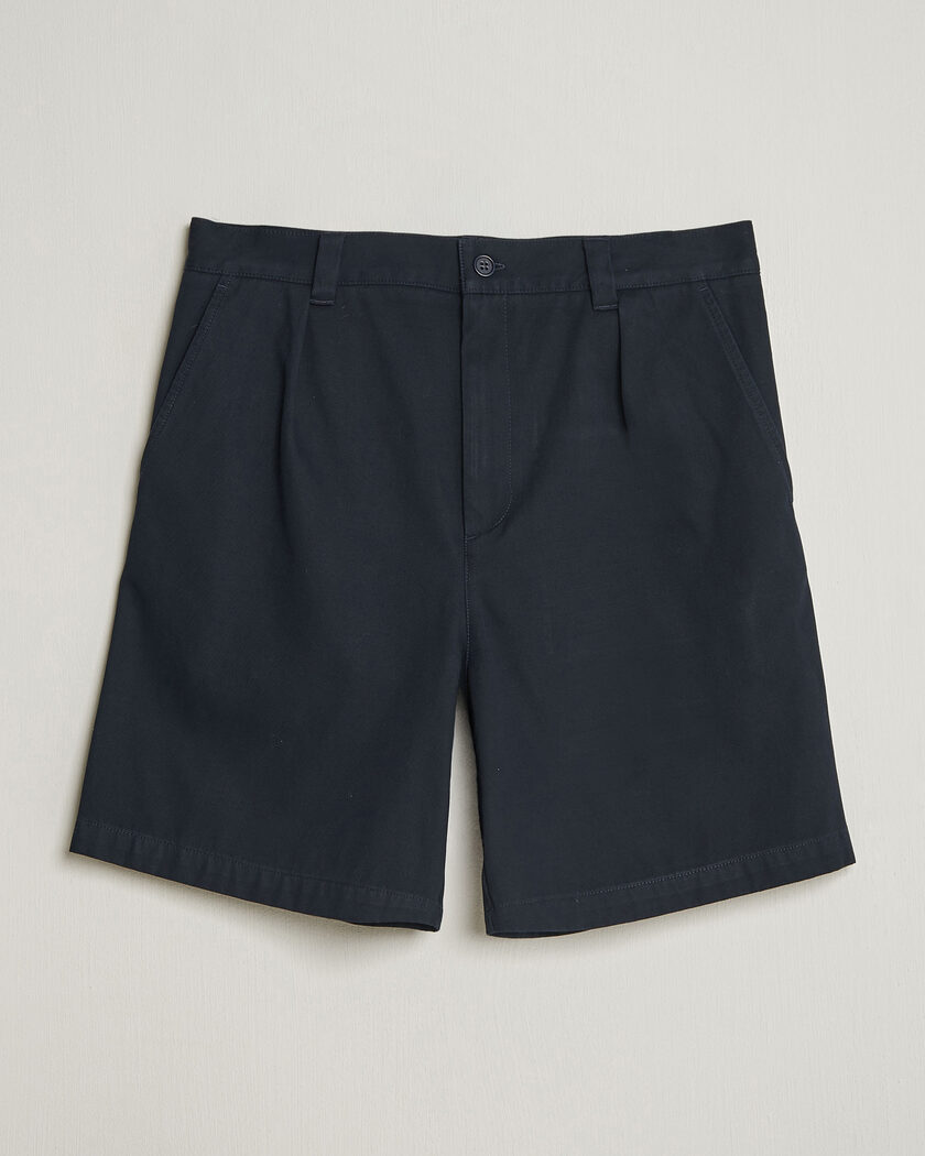 A.P.C. Otis Cotton Chino Shorts Dark Navy – Blu