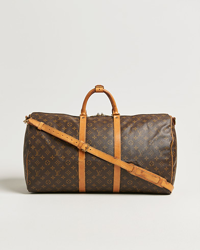 Louis Vuitton Pre-Owned Keepall Bandouliére 55 Monogram – Marrone