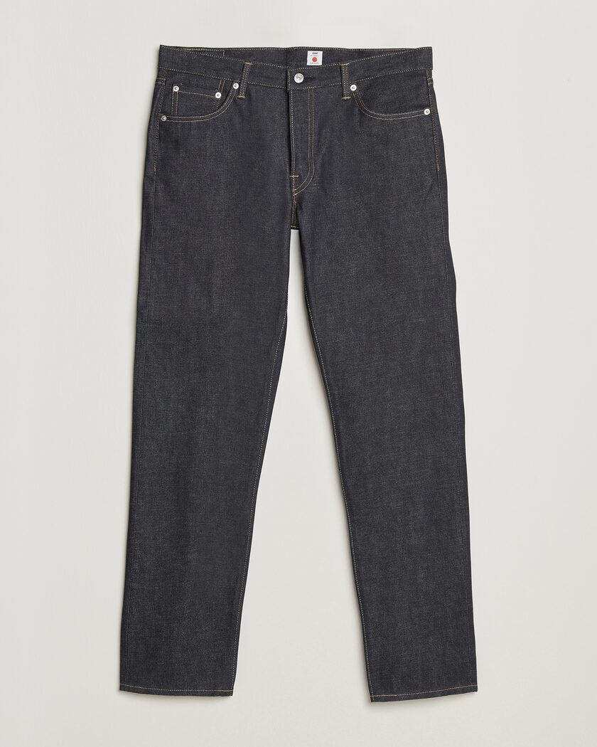 EDWIN Regular Tapered Selvage Jeans Unwashed – Blu