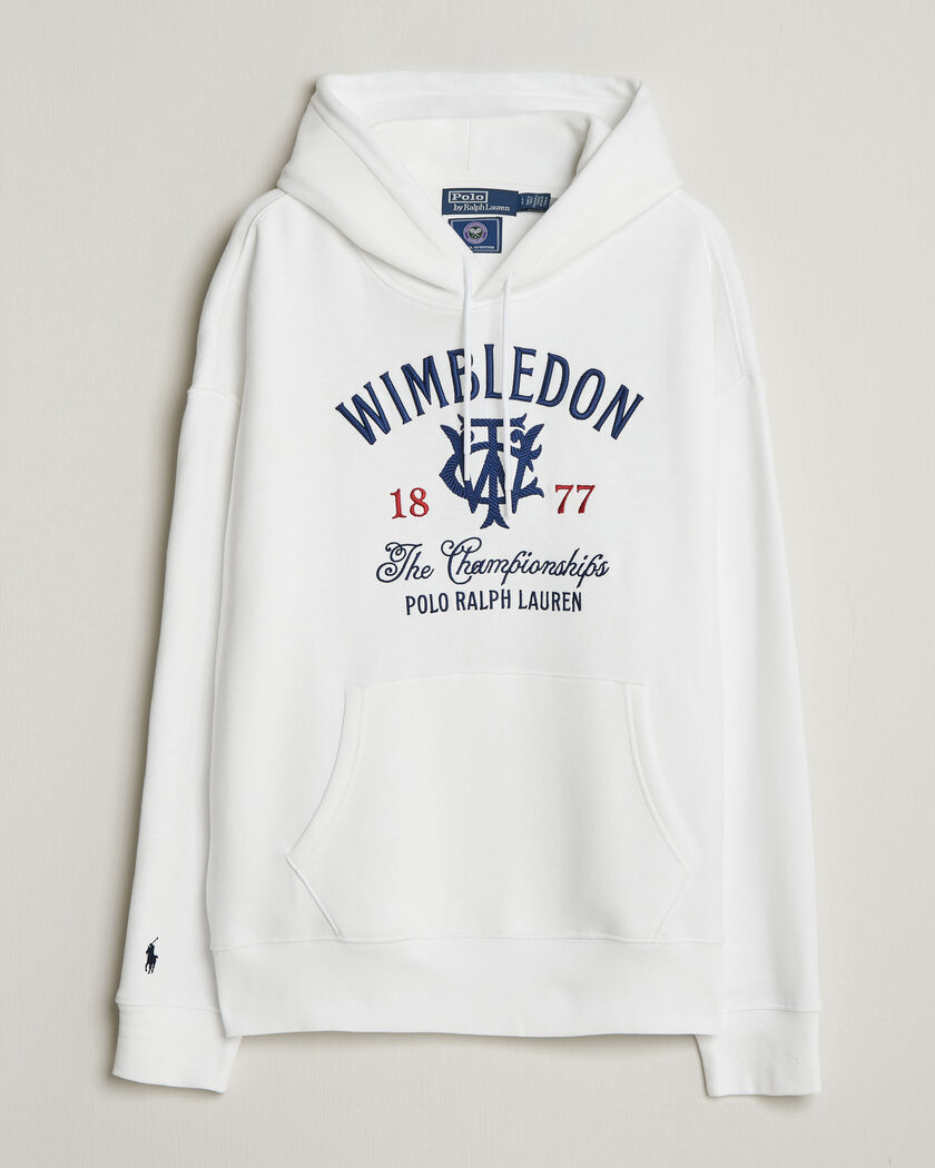 Polo Ralph Lauren Wimbledon Hoodie White – Bianco
