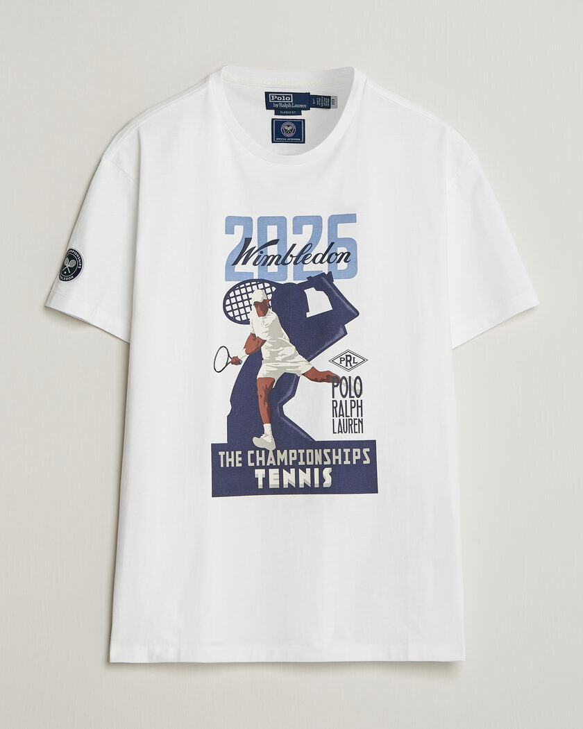 Polo Ralph Lauren Printed Championship Tee White – Bianco