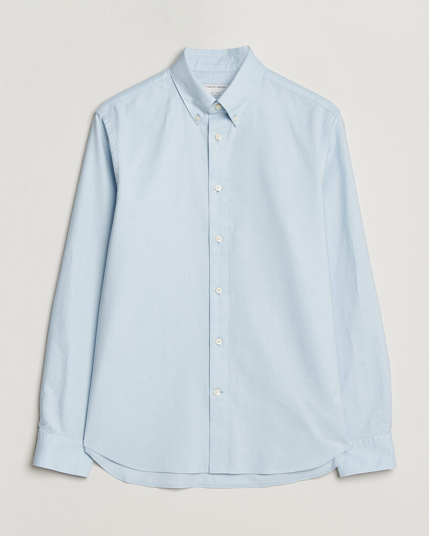 Tiger of Sweden Bjorn Oxford Shirt Light Blue – Blu